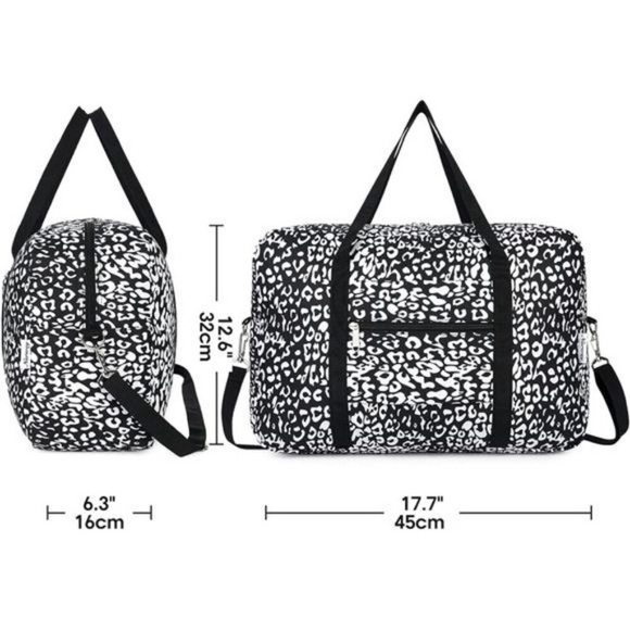 For Spirit Airlines Personal Item Bag 18x14x8 Foldable Travel Duffel Bag Tote - Picture 4 of 9
